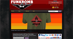 Desktop Screenshot of funkbomb.com